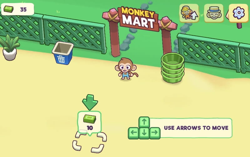 Monkey Mart Game Screenshot
