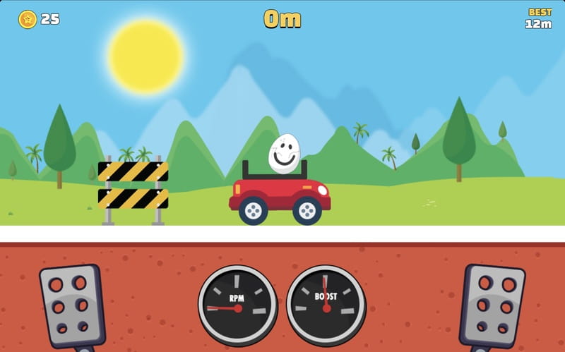 Eggy Car Game Screenshot